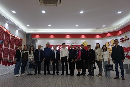 德陽(yáng)市“兩新”組織黨建指導(dǎo)站第四指導(dǎo)組、羅江區(qū)、德陽(yáng)經(jīng)開區(qū)兩新組織蒞臨四川森普管材股份有限公司考察、交流